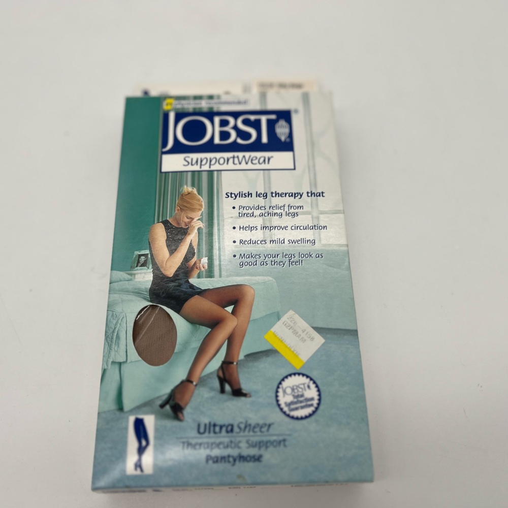 Jobst Compression Pantyhose Stockings 15-20 mmHg Sz S Silky Beige